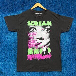Bloody Disgusting x Scream Graphic Horror T-Shirt Size Large